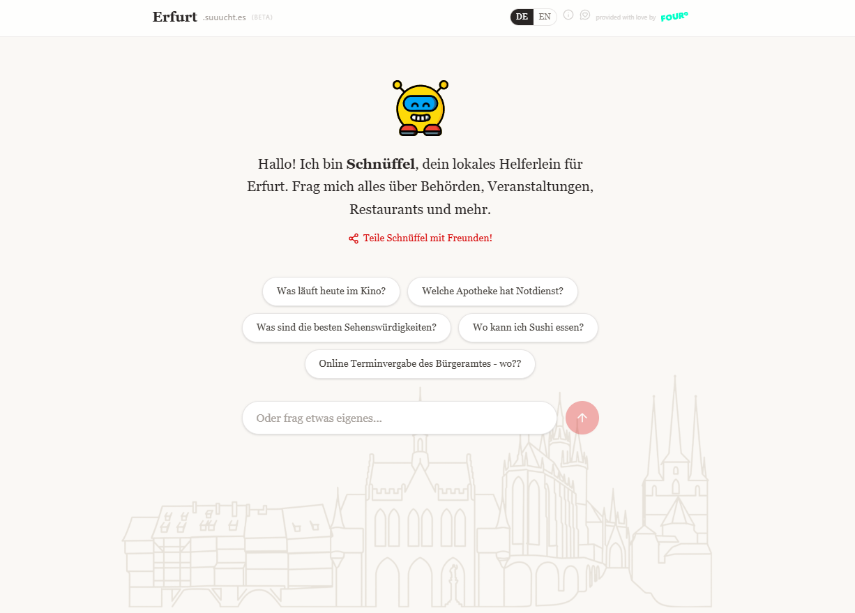 Schnüffel — KI-Assistent für Erfurt